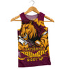 Brisbane Broncos Men Singlet Battle For Glory Rugby Finals Edition