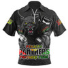 Penrith Panthers Zip Polo Shirt Battle For Glory Rugby Finals Edition