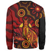 Indigenous Australian Aboriginal Sweatshirt Echoes Of The Dreaming