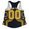 Indigenous Australian Aboriginal Women Racerback Singlet Echoes Of The Dreaming
