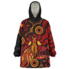 Indigenous Australian Aboriginal Snug Hoodie Echoes Of The Dreaming