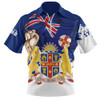 New South Wales Zip Polo Shirt Power Pride And Heritage Crest