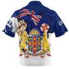 New South Wales Zip Polo Shirt Power Pride And Heritage Crest