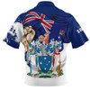 Victoria Zip Polo Shirt Power Pride And Heritage Crest Victoria Zip Polo Shirt Power Pride And Heritage Crest