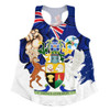 Queensland Women Racerback Singlet Power Pride And Heritage Crest