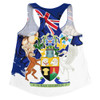 Queensland Women Racerback Singlet Power Pride And Heritage Crest