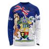 Queensland Long Sleeve T-shirt Power Pride And Heritage Crest