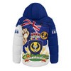 South Australia Hooded Padded Jacket Power Pride And Heritage Crest