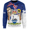 Western Australia Sweatshirt Power Pride And Heritage Crest Western Australia Sweatshirt Power Pride And Heritage Crest
