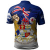 Tasmania Polo Shirt Power Pride And Heritage Crest