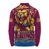 Brisbane Lions Long Sleeve Polo Shirt Final Clash Battle Edition