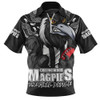 Collingwood Zip Polo Shirt Final Clash Battle Edition Collingwood Zip Polo Shirt Final Clash Battle Edition