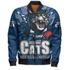 Geelong Cats Bomber Jacket Final Clash Battle Edition Geelong Cats Bomber Jacket Final Clash Battle Edition