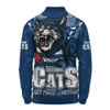 Geelong Cats Long Sleeve Polo Shirt Final Clash Battle Edition
