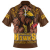 Hawthorn Zip Polo Shirt Final Clash Battle Edition