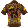 Hawthorn Zip Polo Shirt Final Clash Battle Edition