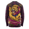 Brisbane Lions Long Sleeve T-shirt Spirit Warriors Of The Game