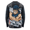 Carlton Long Sleeve T-shirt Spirit Warriors Of The Game Carlton Long Sleeve T-shirt Spirit Warriors Of The Game