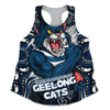 Geelong Cats Women Racerback Singlet Spirit Warriors Of The Game