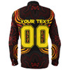 Gold Coast SUNS Long Sleeve Shirt Spirit Warriors Of The Game