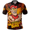 Gold Coast SUNS Polo Shirt Spirit Warriors Of The Game