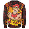Gold Coast SUNS Sweatshirt Spirit Warriors Of The Game Gold Coast SUNS Sweatshirt Spirit Warriors Of The Game