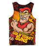 Gold Coast SUNS Men Singlet Spirit Warriors Of The Game