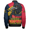 Adelaide Crows Bomber Jacket Australian Football Finals Premiership Spirit Adelaide Crows Bomber Jacket Australian Football Finals Premiership Spirit