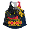 Adelaide Crows Women Racerback Singlet Australian Football Finals Premiership Spirit