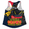 Adelaide Crows Women Racerback Singlet Australian Football Finals Premiership Spirit Adelaide Crows Women Racerback Singlet Australian Football Finals Premiership Spirit