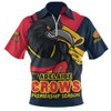 Adelaide Crows Zip Polo Shirt Australian Football Finals Premiership Spirit