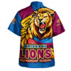 Brisbane Lions Hawaiian Shirt Australian Football Finals Premiership Spirit