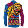 Brisbane Lions Long Sleeve Shirt Australian Football Finals Premiership Spirit Brisbane Lions Long Sleeve Shirt Australian Football Finals Premiership Spirit
