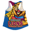 Brisbane Lions Women Racerback Singlet Australian Football Finals Premiership Spirit