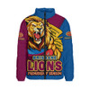 Brisbane Lions Padded Jacket Australian Football Finals Premiership Spirit