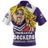 Fremantle Zip Polo Shirt Australian Football Finals Premiership Spirit