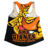 GWS GIANTS Women Racerback Singlet Australian Football Finals Premiership Spirit