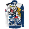 Geelong Cats Long Sleeve Shirt Australian Football Finals Premiership Spirit