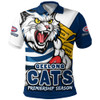 Geelong Cats Polo Shirt Australian Football Finals Premiership Spirit
