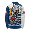 Geelong Cats Long Sleeve Polo Shirt Australian Football Finals Premiership Spirit