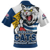 Geelong Cats Zip Polo Shirt Australian Football Finals Premiership Spirit