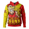 Gold Coast SUNS Hoodie Australian Football Finals Premiership Spirit