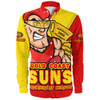 Gold Coast SUNS Long Sleeve Shirt Australian Football Finals Premiership Spirit