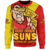 Gold Coast SUNS Sweatshirt Australian Football Finals Premiership Spirit Gold Coast SUNS Sweatshirt Australian Football Finals Premiership Spirit
