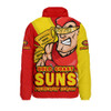 Gold Coast SUNS Padded Jacket Australian Football Finals Premiership Spirit Gold Coast SUNS Padded Jacket Australian Football Finals Premiership Spirit
