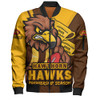 Hawthorn Bomber Jacket Australian Football Finals Premiership Spirit