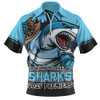 Cronulla-Sutherland Sharks Zip Polo Shirt Unleash Power In The Ultimate Battle