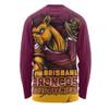 Brisbane Broncos Long Sleeve T-shirt Unleash Power In The Ultimate Battle Brisbane Broncos Long Sleeve T-shirt Unleash Power In The Ultimate Battle