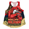 Redcliffe Dolphins Women Racerback Singlet Unleash Power In The Ultimate Battle