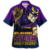 Melbourne Storm Hawaiian Shirt Unleash Power In The Ultimate Battle